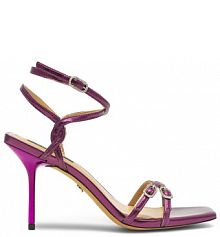 Sandały na szpilce Nine West fioletowe 