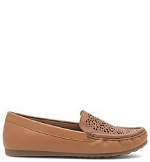 Mokasyny Lasocki brązowe damskie 