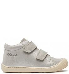 Buty na rzepy Naturino srebrne dziecięce 