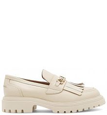 Półbuty wsuwane Eva Minge beżowe damskie 