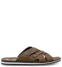 Klapki Rieker brązowe męskie 