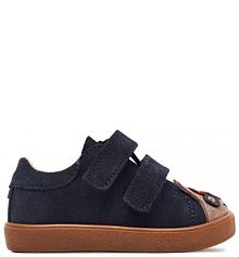 Buty na rzepy Mrugała niebieskie dziecięce 