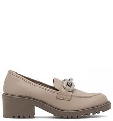 Półbuty na obcasie Sergio Bardi beżowe damskie 