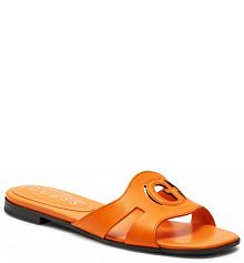 Klapki Guess pomarańczowe damskie 