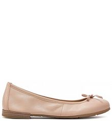 Baleriny Marco Tozzi beżowe damskie 