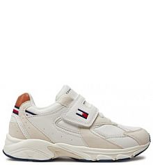 Buty na rzepy Tommy Hilfiger białe dziecięce 