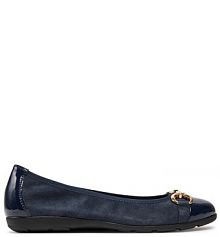 Baleriny Caprice granatowe damskie 