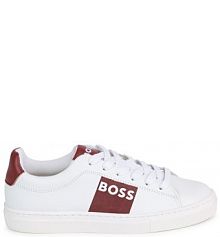 Sneakersy BOSS białe dziecięce 