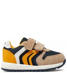 Buty na rzepy Geox brązowe dziecięce 