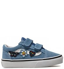 Buty na rzepy Vans niebieskie dziecięce 
