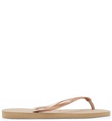 Japonki Havaianas złote damskie 