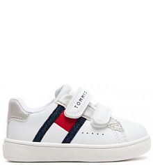 Buty na rzepy Tommy Hilfiger białe dziecięce 