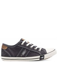 Trampki Mustang czarne damskie 