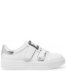 Sneakersy Eva Minge białe damskie 