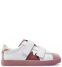 Buty na rzepy Mrugała białe dziecięce 