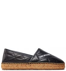 Espadryle LOVE MOSCHINO czarne damskie 
