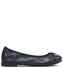 Baleriny Marco Tozzi granatowe damskie 