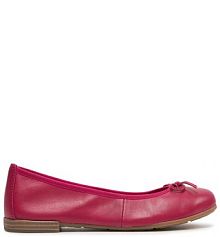 Baleriny Marco Tozzi różowe damskie 