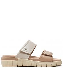 Klapki Caprice beżowe damskie 