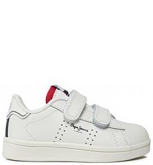 Buty na rzepy Pepe Jeans białe dziecięce 