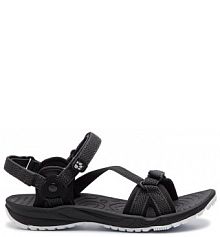 Sandały Jack Wolfskin czarne damskie 