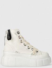 Trampki wysokie Inuikii  białe damskie 30103.024.White