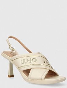 Sandały na szpilce Liu Jo  beżowe SA4111EX014S1858