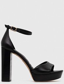 Sandały na słupku ALDO  czarne 13618281Enaegyn20