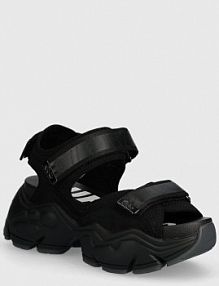 Sandały Buffalo  czarne damskie 1602196.BLK