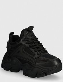 Sneakersy Buffalo  czarne damskie 1636085.BLK