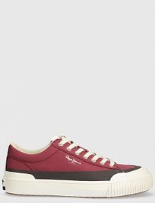 Tenisówki Pepe Jeans  bordowy męskie PMS31043