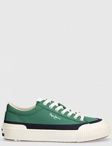 Tenisówki Pepe Jeans  zielone męskie PMS31043