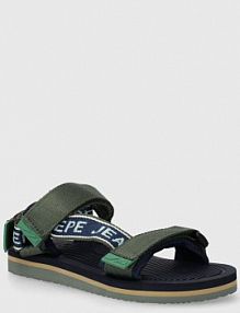 Sandały Pepe Jeans  zielone dziecięce PBS70063