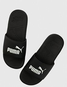 Klapki Puma  czarne męskie 389110