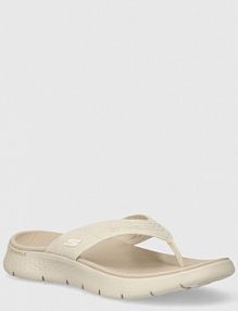 Japonki Skechers  beżowe damskie 141404