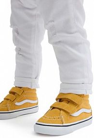 Trampki wysokie Vans  żółte dziecięce VN0A5DXDLSV