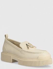 Mokasyny Armani Exchange  beżowe damskie XDA002.XV847.01029