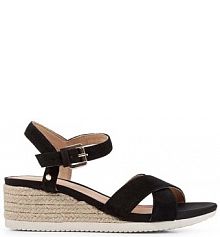 Sandały na obcasie Geox  czarne D02HHC.00022.C9999