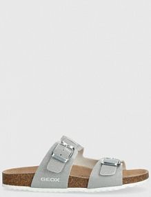 Klapki Geox  srebrne dziecięce J358ME.000KC.36.39