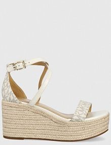 Sandały na koturnie MICHAEL Michael Kors  beżowe 40S2SEMS1B.150