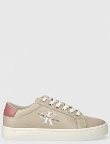 Sneakersy Calvin Klein Jeans  beżowe damskie YW0YW01269