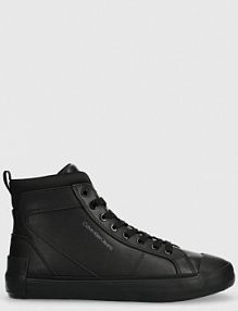 Trampki wysokie Calvin Klein Jeans  czarne męskie YM0YM00900
