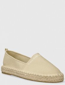 Espadryle Calvin Klein Jeans  beżowe dziecięce V3A7.80838.35.39