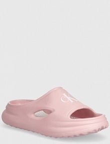 Klapki Calvin Klein Jeans  różowe dziecięce V3A0.80848.30.35