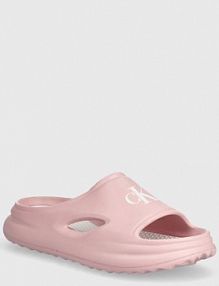 Klapki Calvin Klein Jeans  różowe dziecięce V3A0.80848.36.39