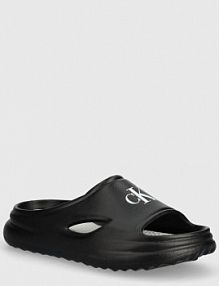 Klapki Calvin Klein Jeans  czarne dziecięce V3X0.80930.36.41