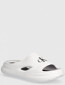 Klapki Calvin Klein Jeans  białe dziecięce V3X0.80930.36.41