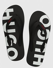 Japonki HUGO  czarne męskie 50497860.002