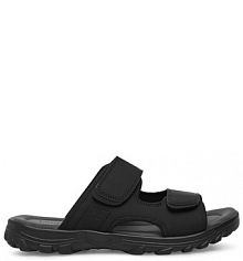 Klapki Lanetti czarne męskie 