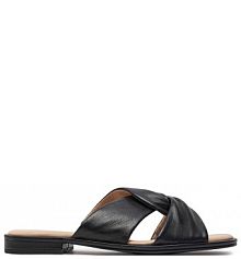 Klapki Caprice czarne damskie 